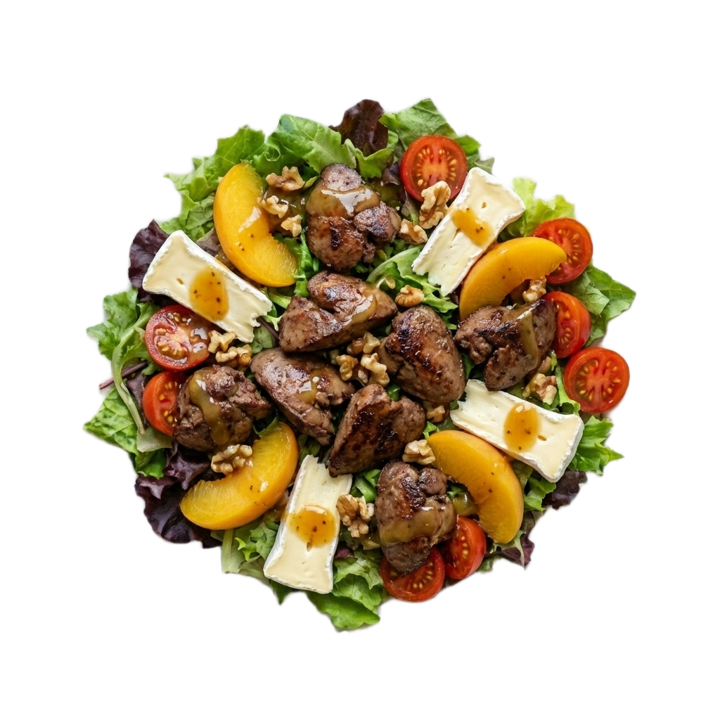 ТЕПЛИЙ САЛАТ ІЗ КУРЯЧОЮ ПЕЧІНКОЮ